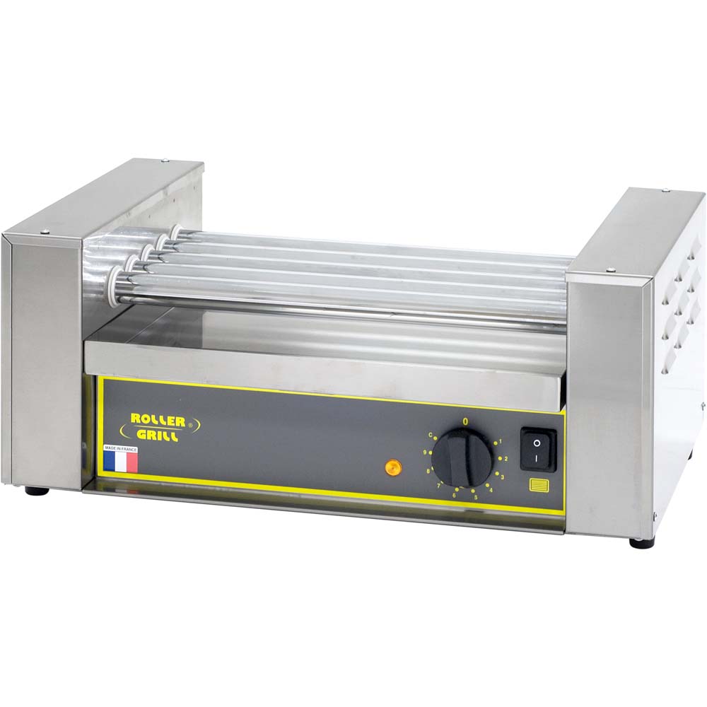 777300 ROLLER GRILL Hot Dog Grill, 5 Rollen, Abmessung 545 x 320 x 240 mm (BxTxH)