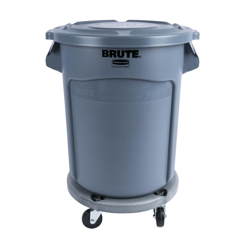 l638_03 Rubbermaid BRUTE Abfalleimer grau 75L