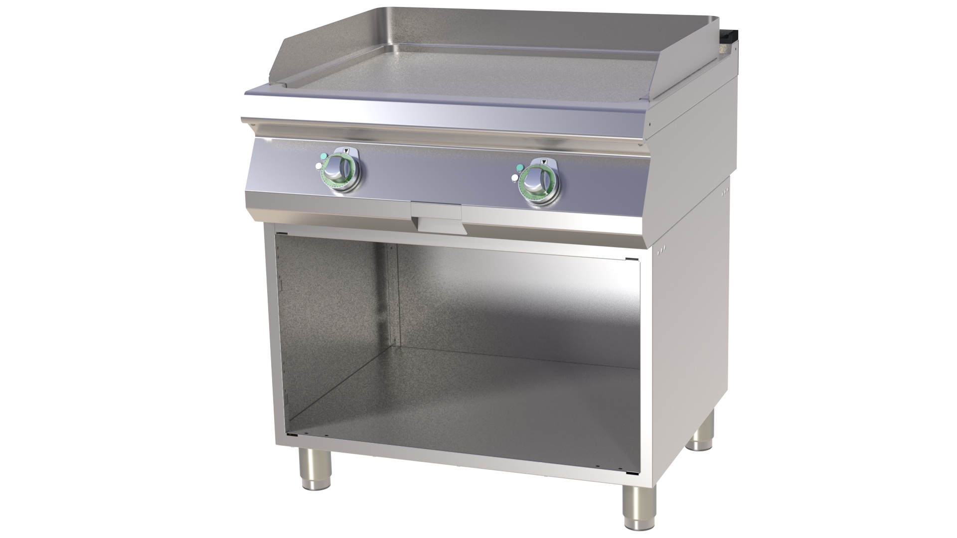 FTH-780E Elektro-Grillplatte mit Unterbau glatt mit 2 Heizzonen