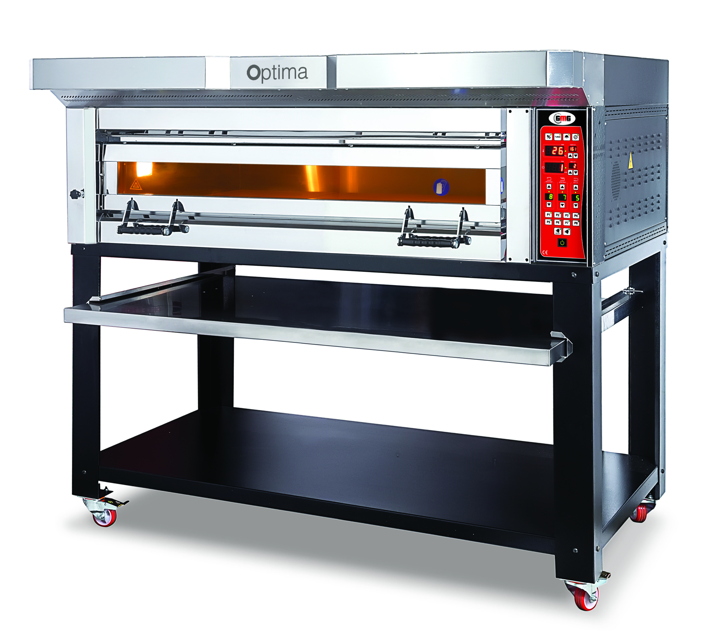 PB1T-128 Bäckerei- & Konditoreiofen, 1 Backkammer, inkl. Haube & Untergestell