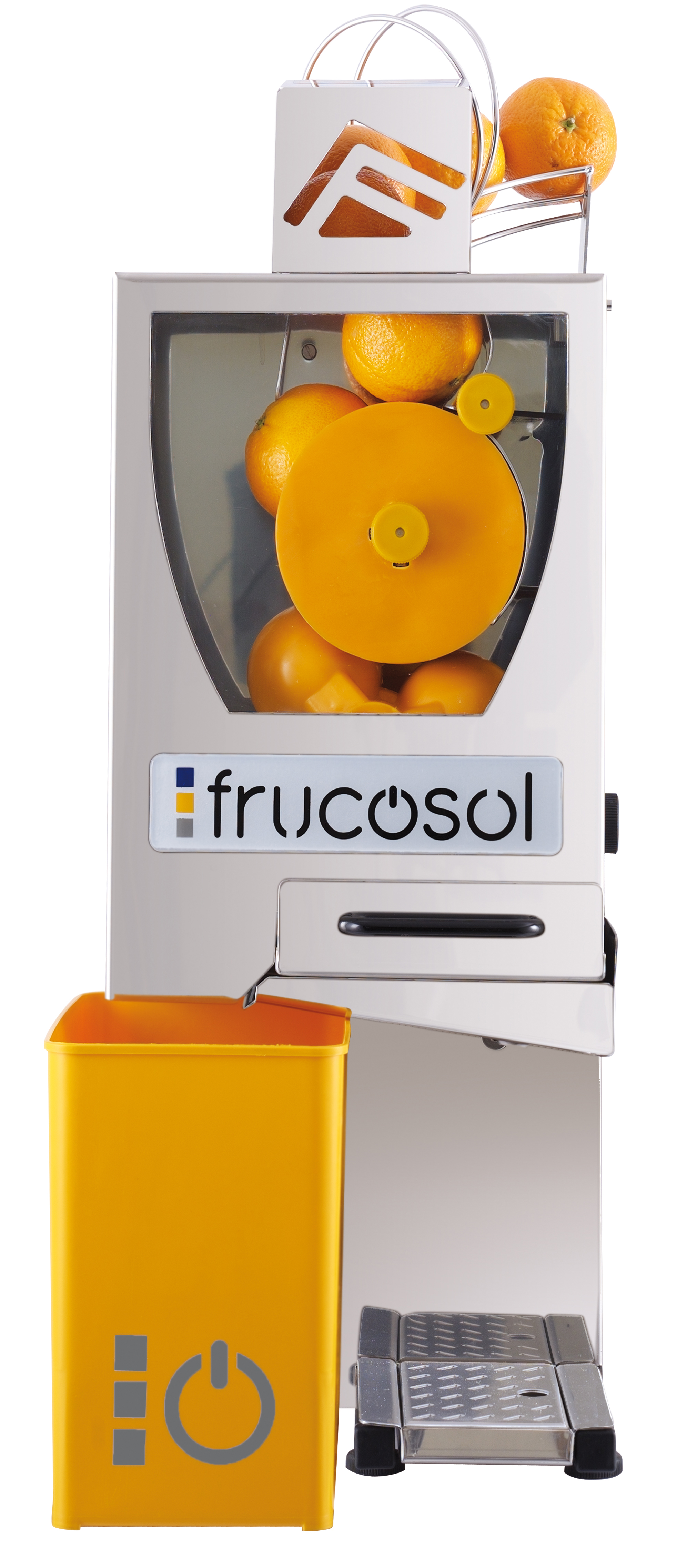 fcompact_aq-1 Orangenpresse ganze Früchte Frucosol F Compact Zitruspresse Saftpresse für 10-12 Stk/min
