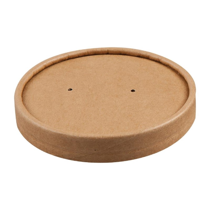 FA367_1 Colpac Deckel für recycelbare, mikrowellengeeignete Suppenbecher 225ml und 350ml