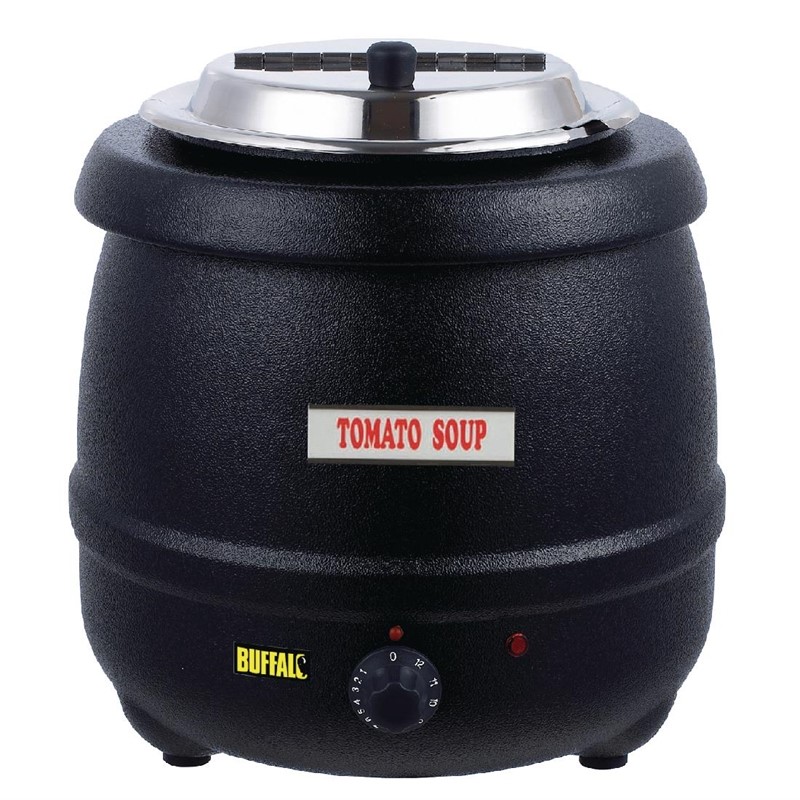 l715_01 Buffalo Suppenkessel schwarz 10L