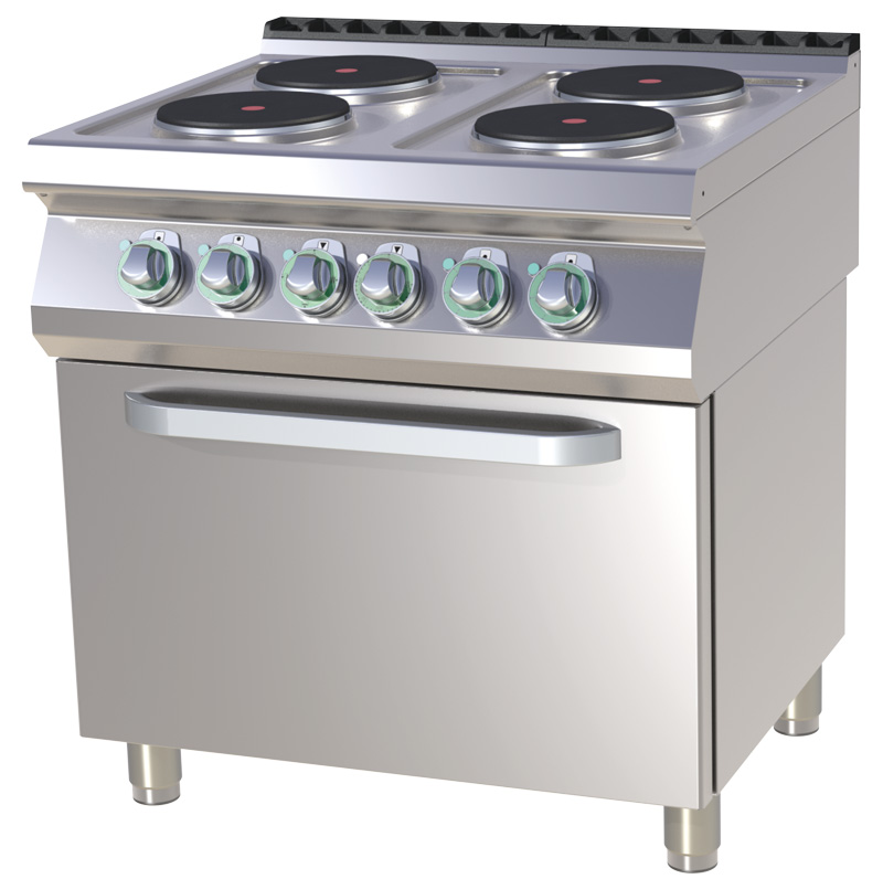 Thermik Serie 700 Elektroherd mit Backofen SPT-780/21E