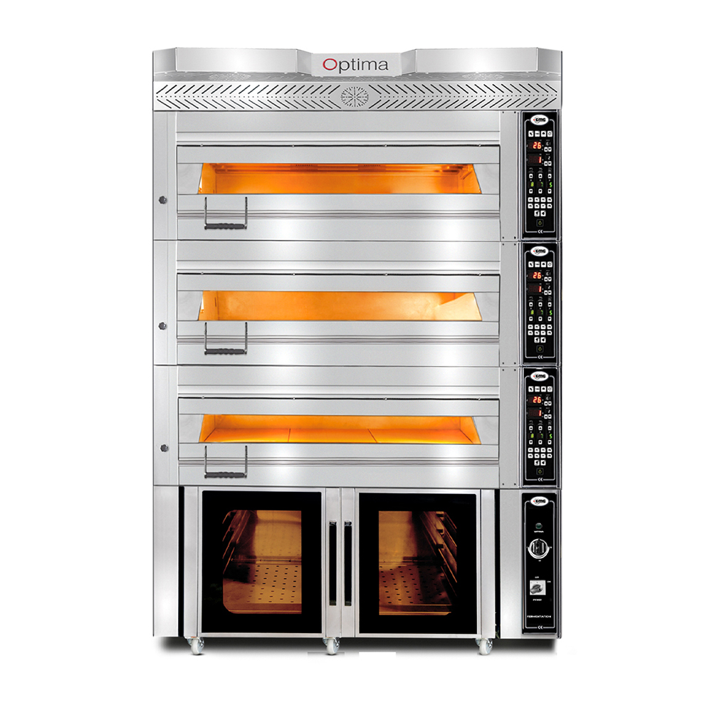 GMG - Bäckerei-& Konditorei Ofen Inkl. Haube & Gärschrank - Innenisolierung aus Steinwolle & Schamottstein | 3x 7,5 kW 400V GMG - Bäckerei-& Konditorei Ofen Inkl. Haube & Gärschrank - Innenisolierung aus Steinwolle & Schamottstein | 3x 7,5 kW 400V