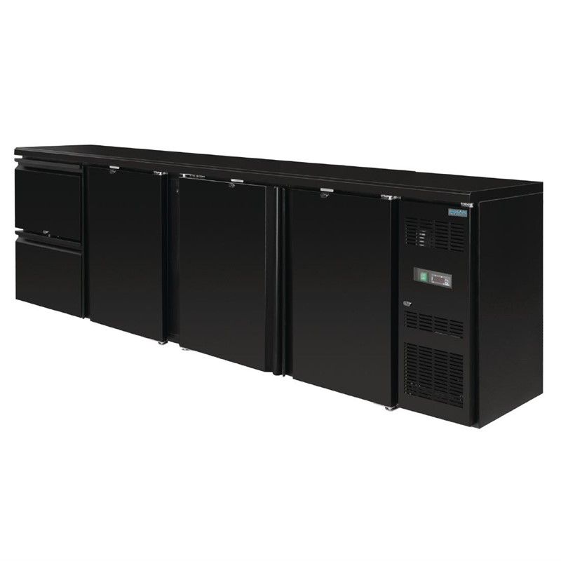 gl188_02 Polar Barkühlung - 3-türig plus 2 Schubladen