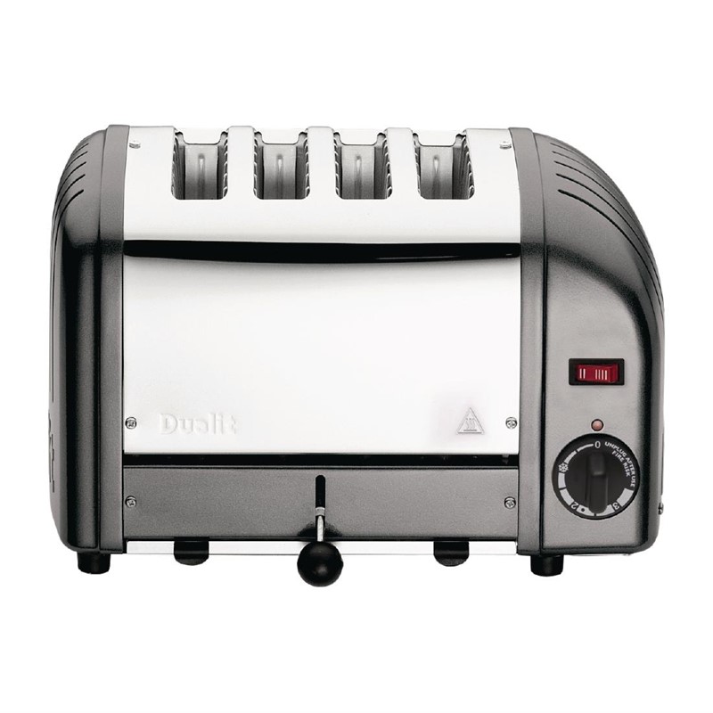 Dualit Toaster 40348 grau 4 Schlitze