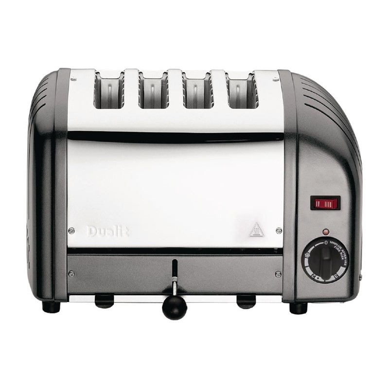 e268_01 Dualit Toaster 40348 grau 4 Schlitze