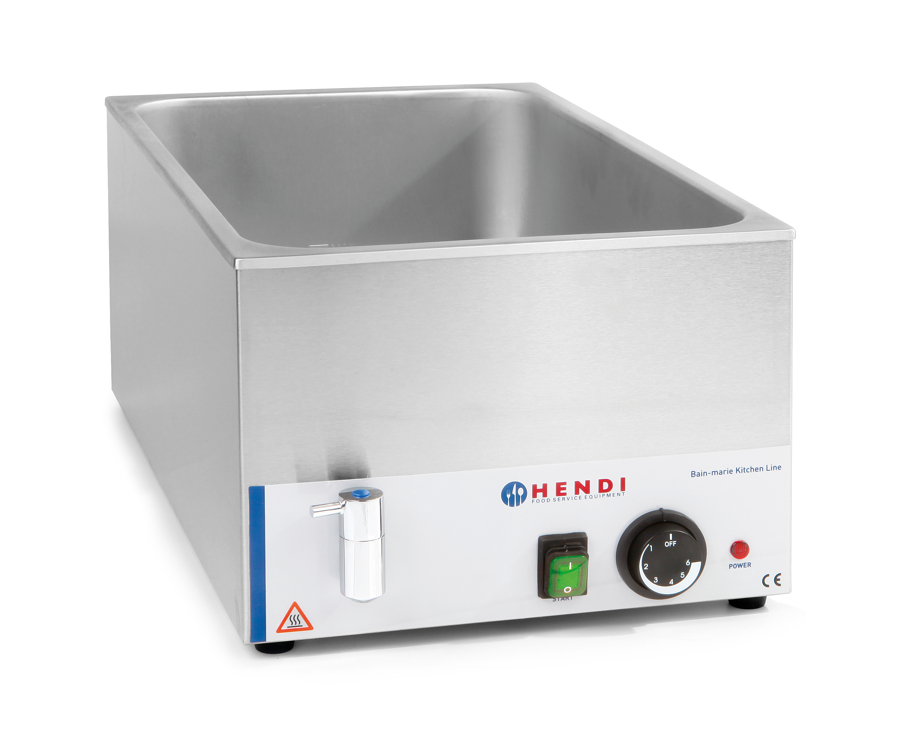 238912_2018 Bain-Marie Kitchen Line mit Ablasshahn