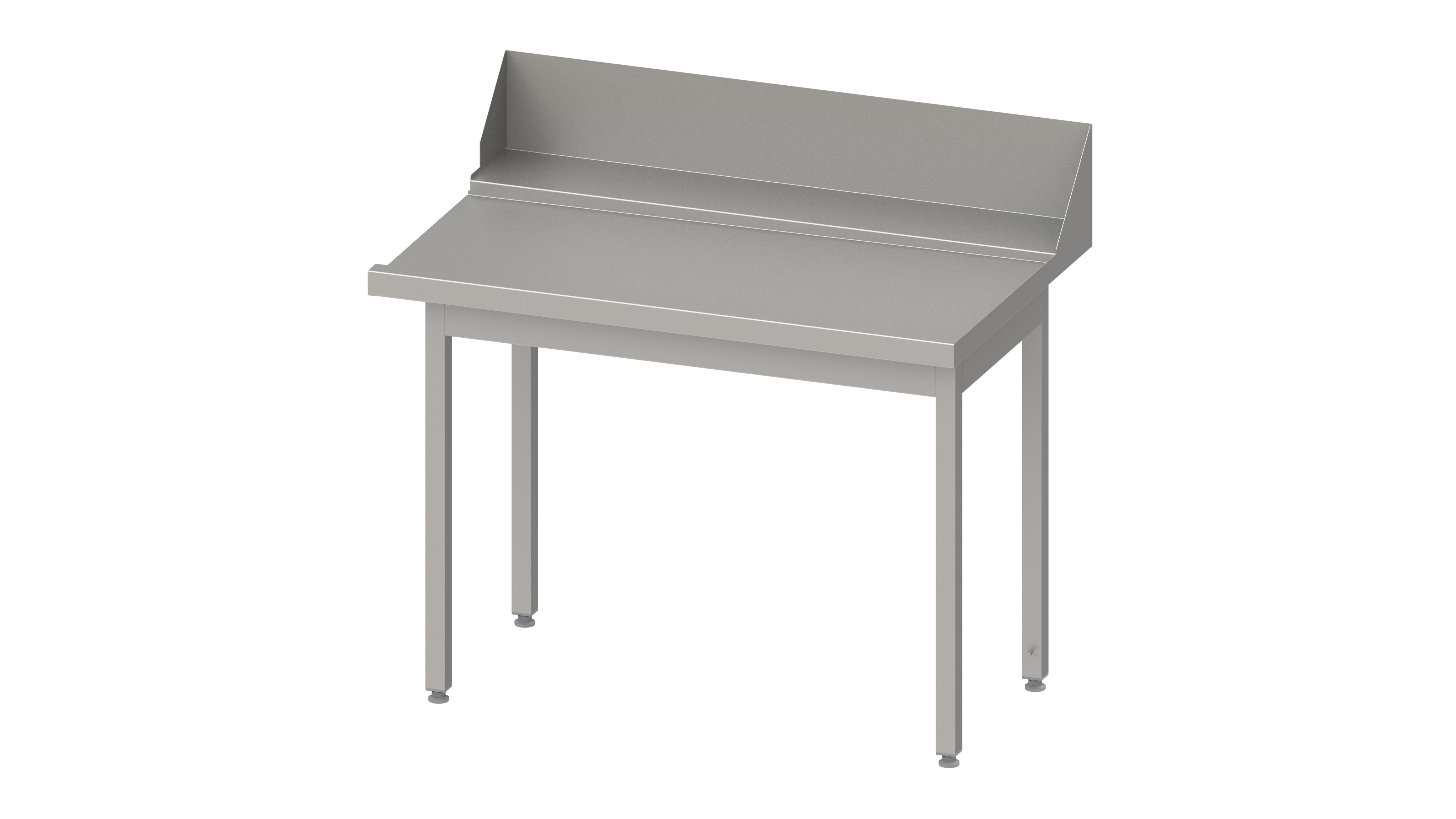 f0987e65-35e6-41f0-92d7-0513b75e3a8b941018 Ablauftisch, Korbführung mit Gefälle, ohne Grundboden, mit Aufkantung 200 mm, verschweißt