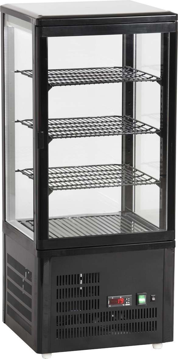 Kühlvitrine UPD80-BLACK - Tefcold