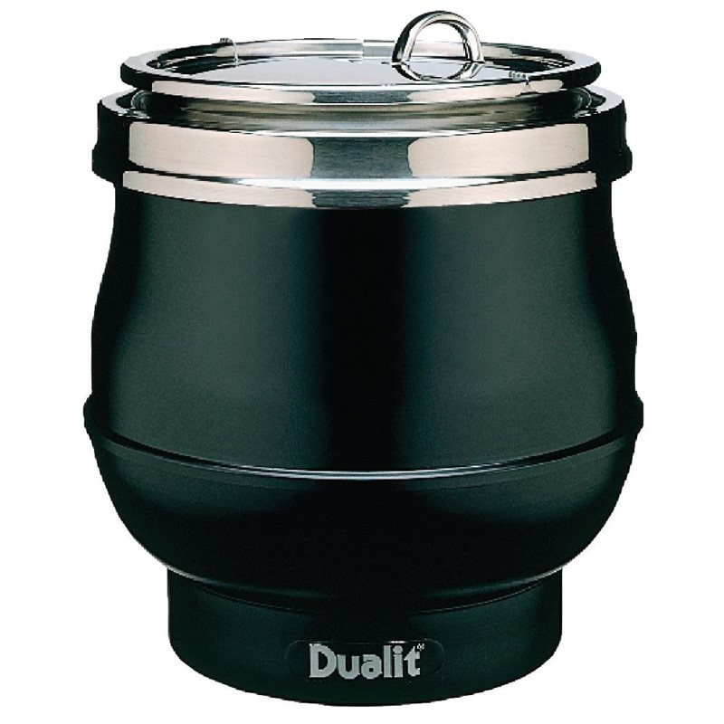 J467_1 Dualit Hotpot Suppenkessel 11L satinschwarz