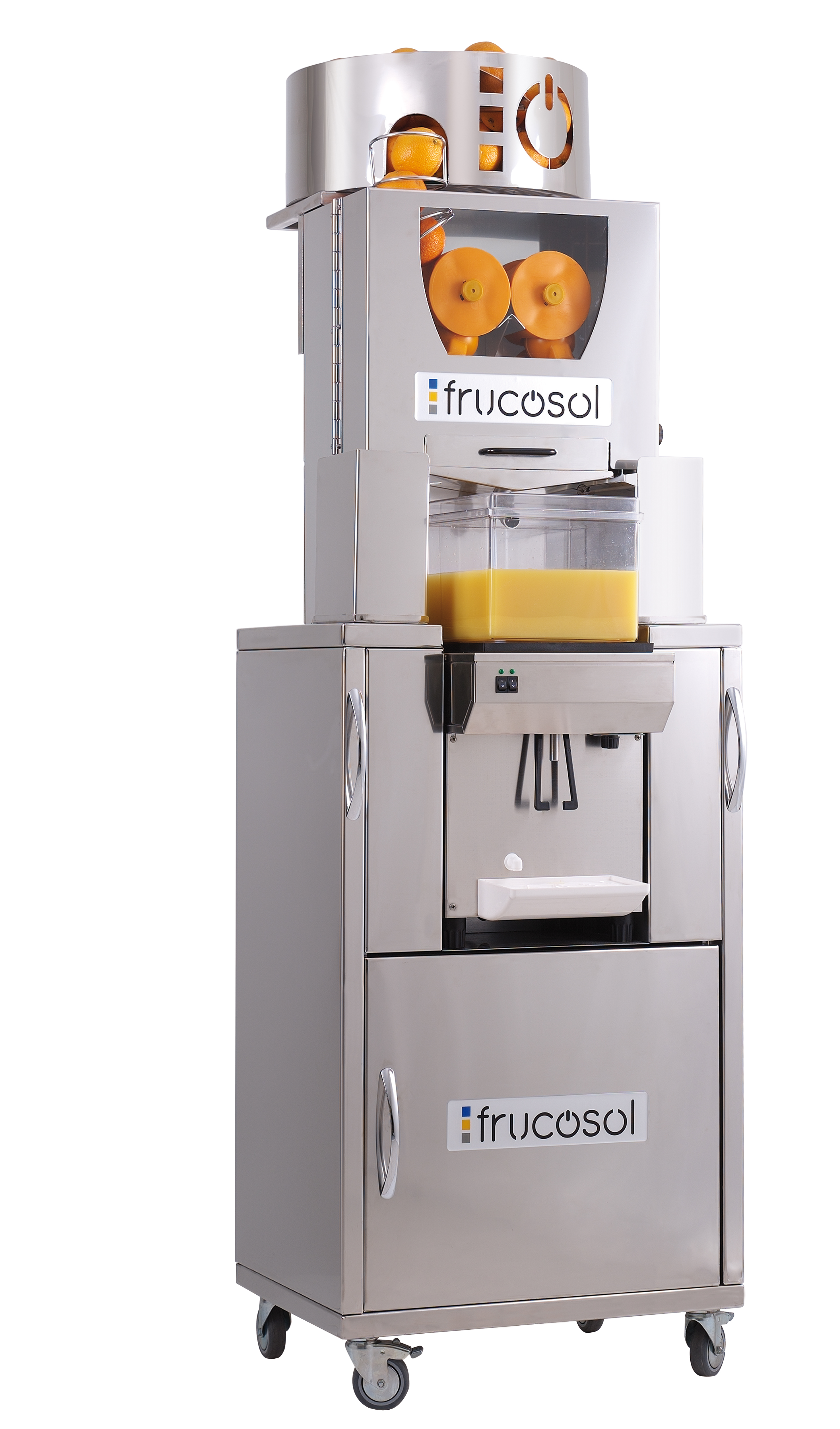 freezer_aq-1 Orangenpresse Freezer Selfservice ganze Früchte Frucosol Zitruspresse Saftpresse für 20-25 Stk/min