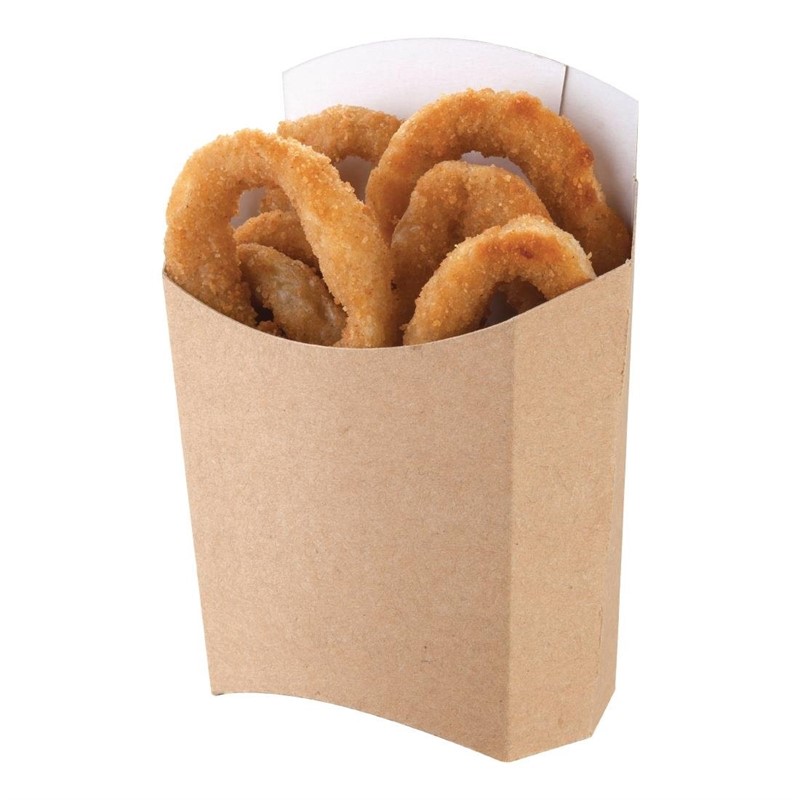 GE801_1 Colpac Kompostierbare Pommes Frites-Tüten groß