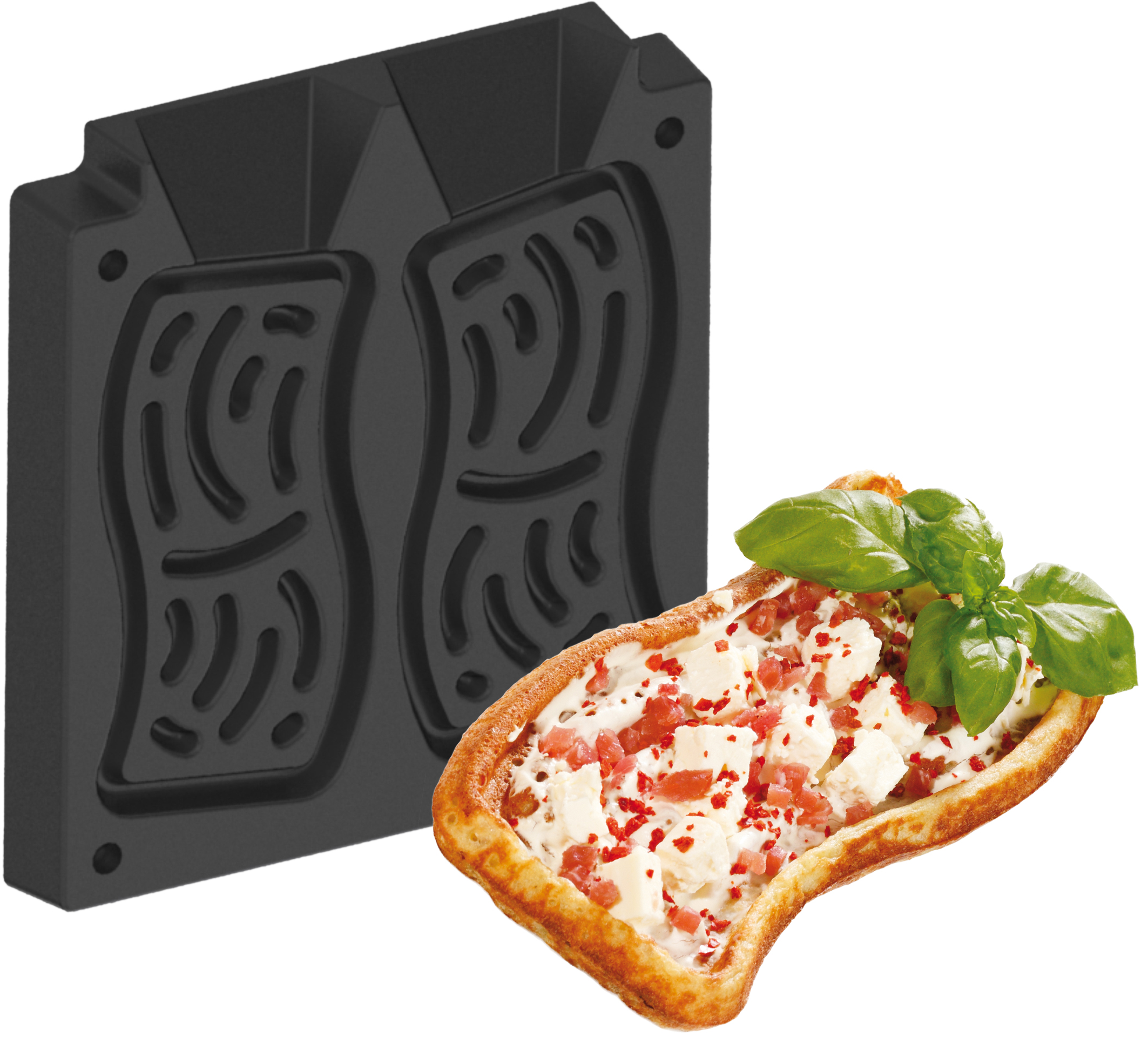 31-40461 Kartoffel-Waffel Backplattensatz