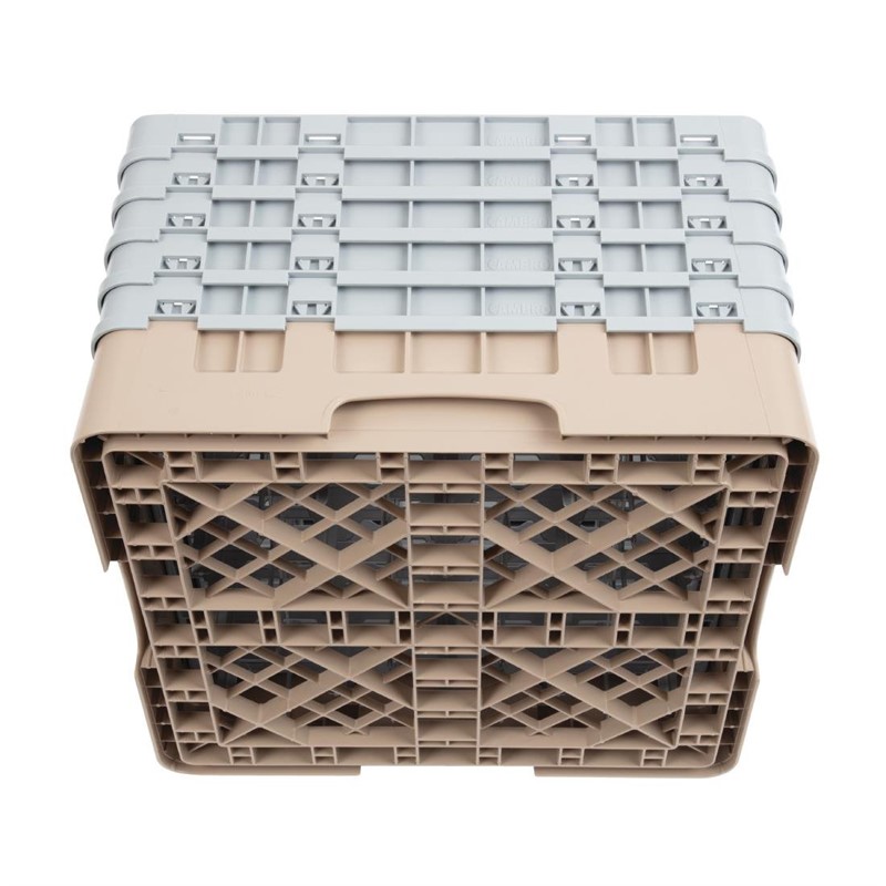 Cambro Gläserspülkorb beige mit 25 Fächern max Glashöhe 25,7cm