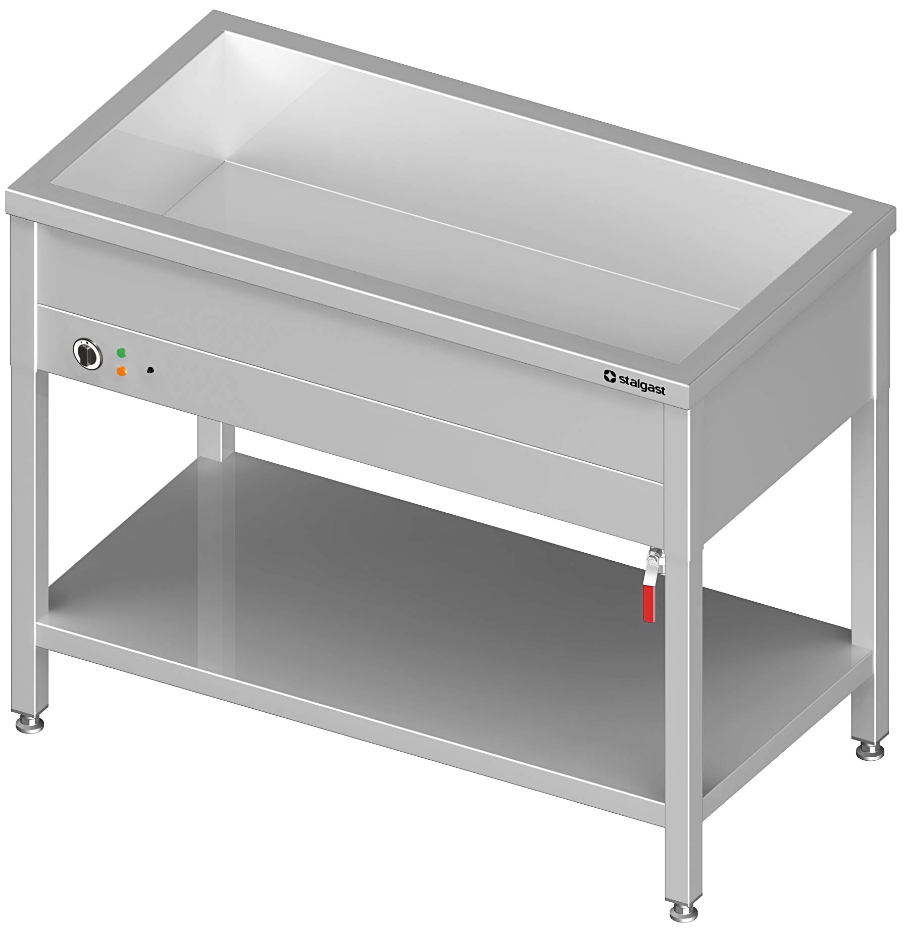 BM02-224_kgV7Qt3izwC3mj Bain-Marie Standgerät mit einem Becken für 3x GN1/1085x600x850 mm