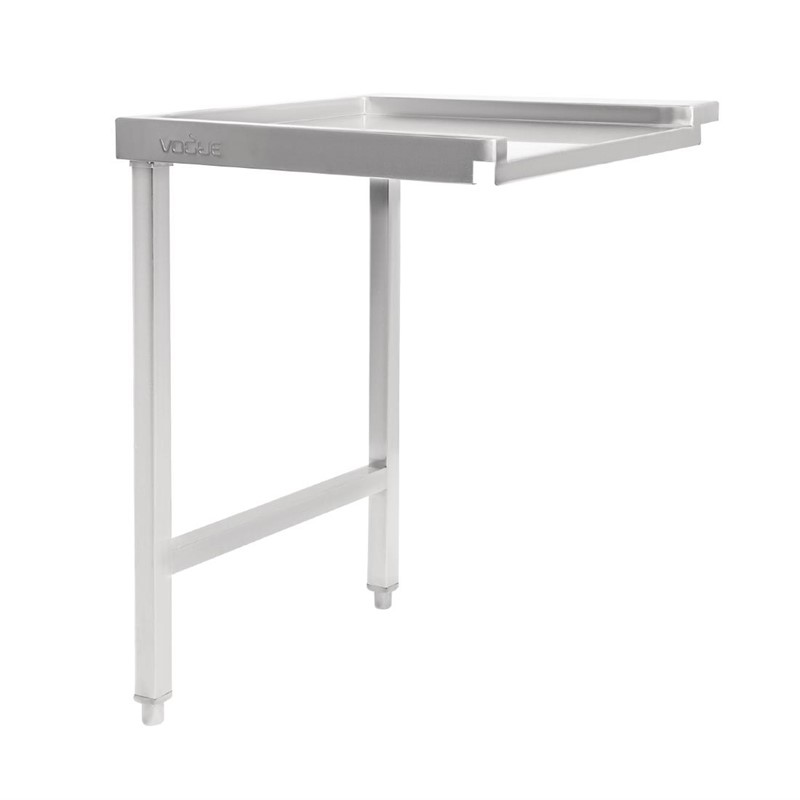 gj533 Vogue Tisch für Haubenspülmaschine links 60cm