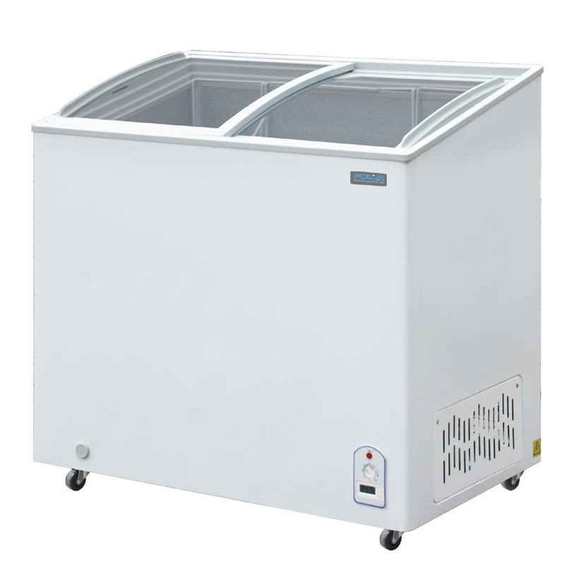 Polar G Serie Display Tiefkühltruhe 200Ltr