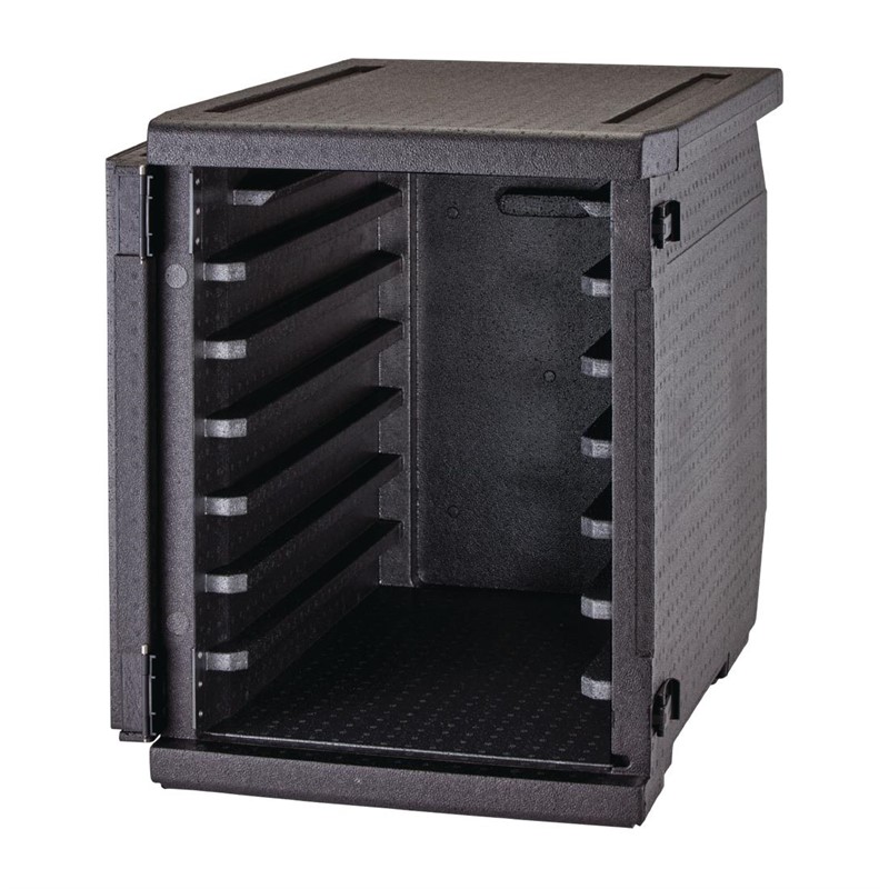 DW583_1 Cambro isolierter Frontlader Lebensmitteltransportbehälter 126L mit 6 Schienen