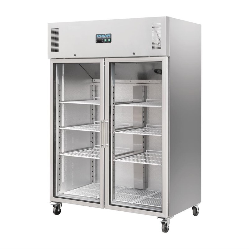 Polar Gastro Kühlvitrine 2-türig 1200L