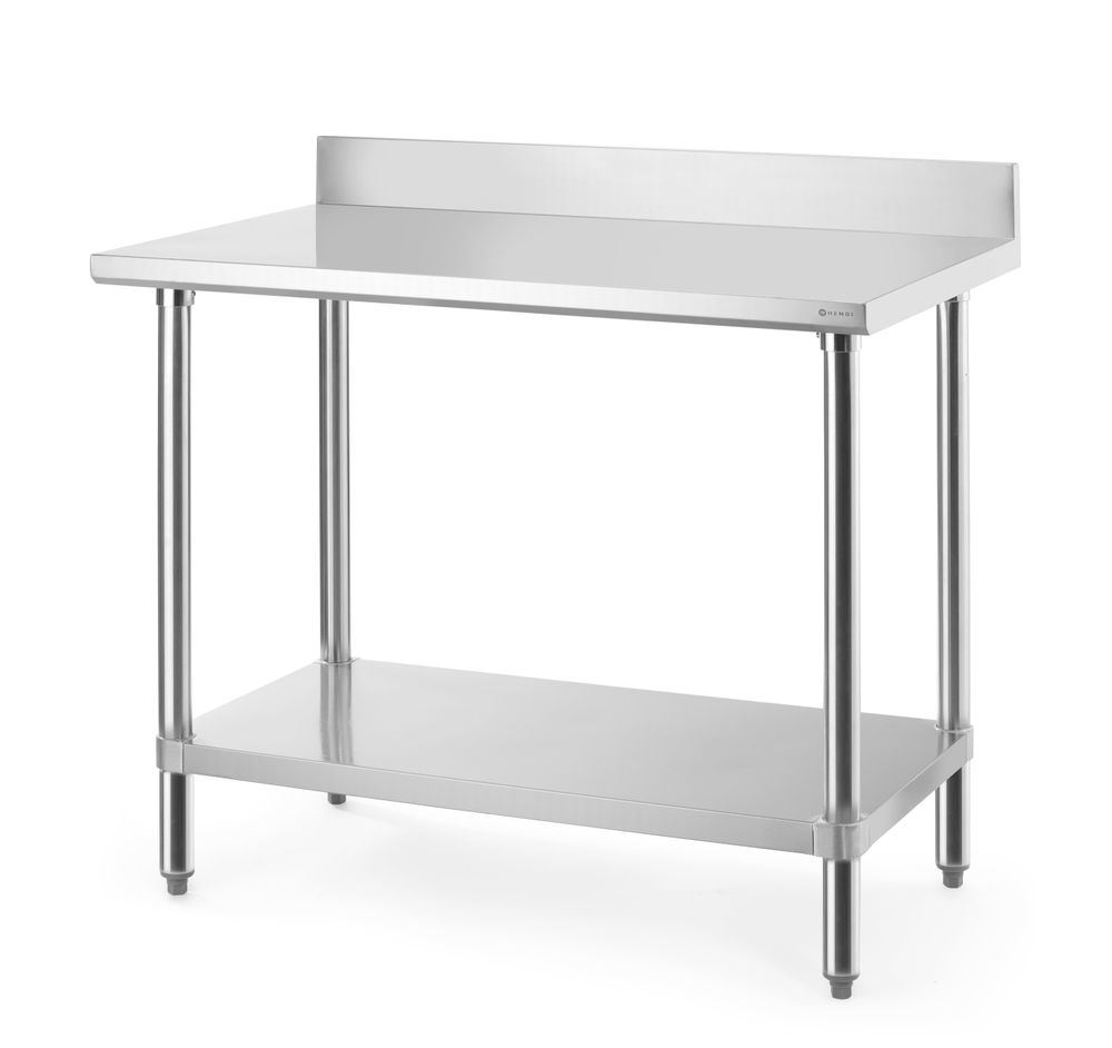 Arbeitstisch mit Aufsatz, HENDI, Budget Line, 1000x600x(H)950mm