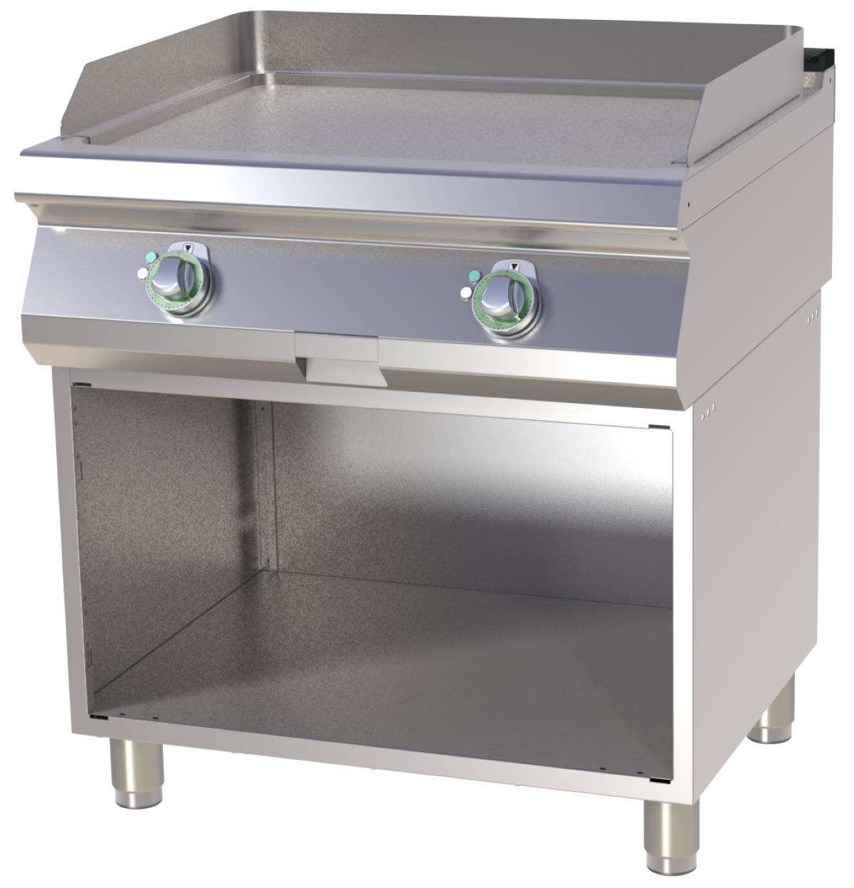 FTH-C-780E Elektro-Grillplatte mit offenem Unterbau glatt mit 2 Heizzonen