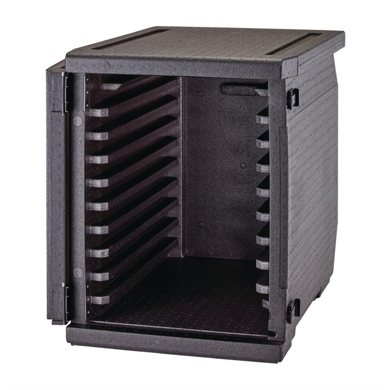 DW584_1 Cambro isolierter Frontlader Lebensmitteltransportbehälter 126L mit 9 Schienen