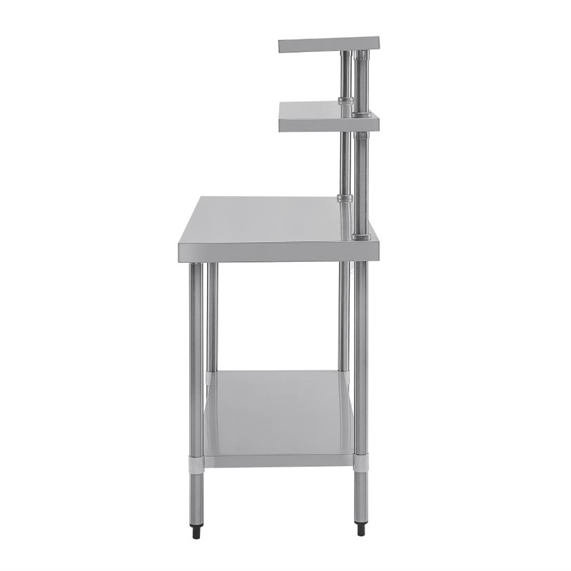 Vogue Arbeitstisch mit Regalboden und Wandregal 120cm