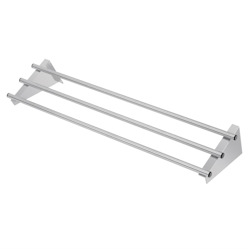 Vogue Edelstahl Wandregal 120x30cm