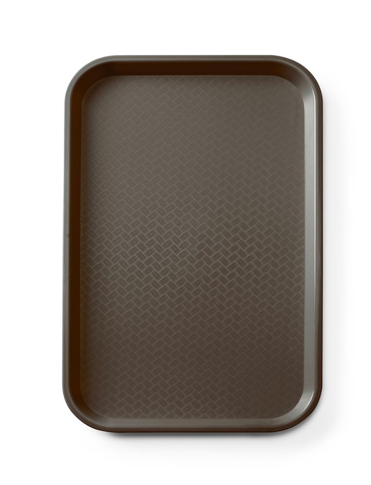 Fast-Food-Tablett GN 1/1 Polypropylen, AmerBox, GN 1/1, Braun, 530x325x(H)20mm Fast-Food-Tablett GN 1/1 Polypropylen, AmerBox, GN 1/1, Braun, 530x325x(H)20mm