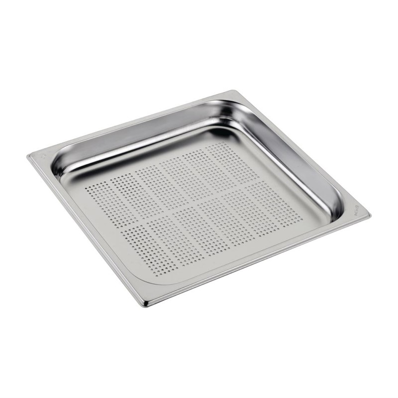 da744 Gastro M gelochter GN-Behälter Edelstahl GN2/3 2cm