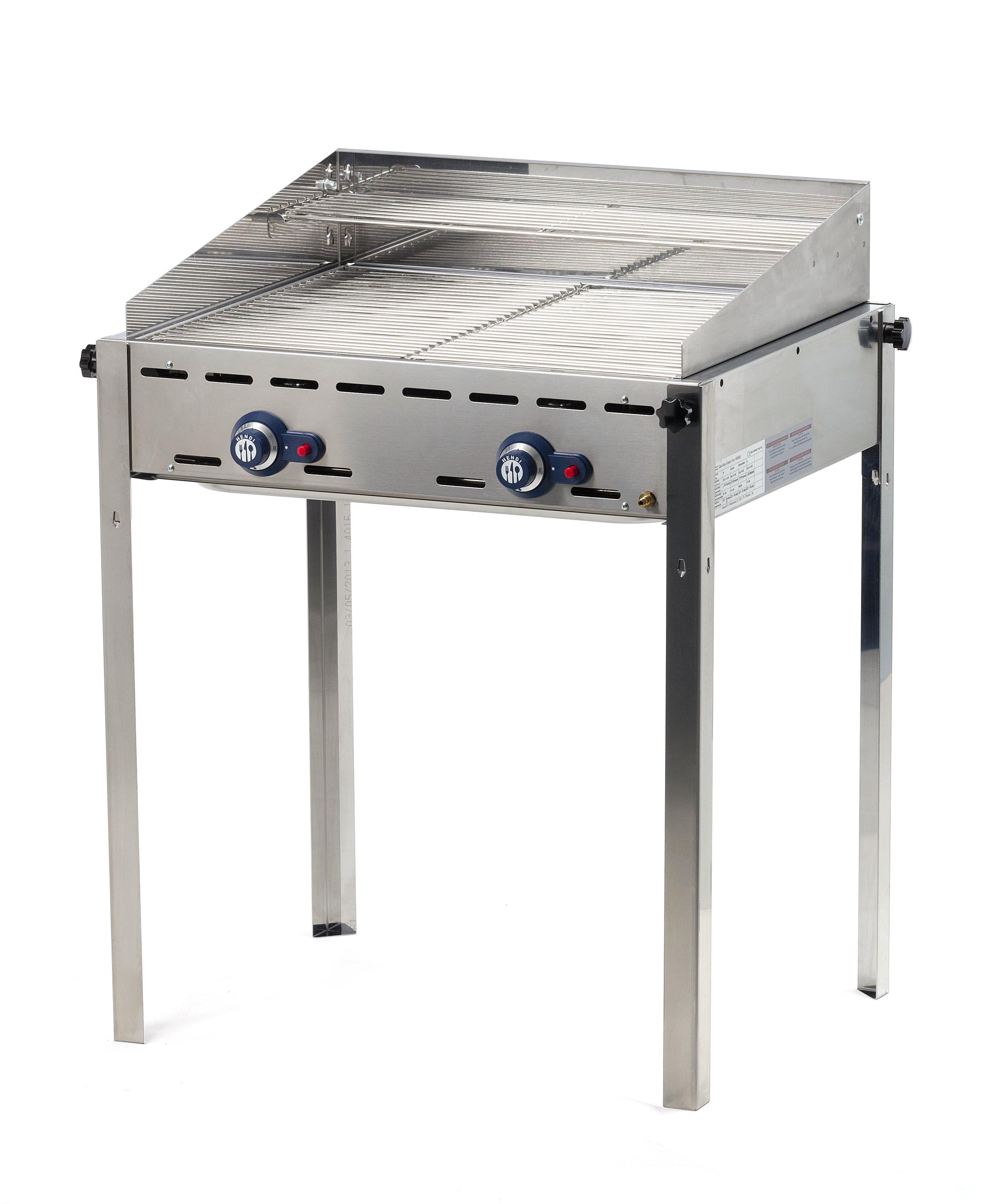 Grillsystem Green Fire 2 Brenner 2 Edelstahl Grillroste GN 1/1