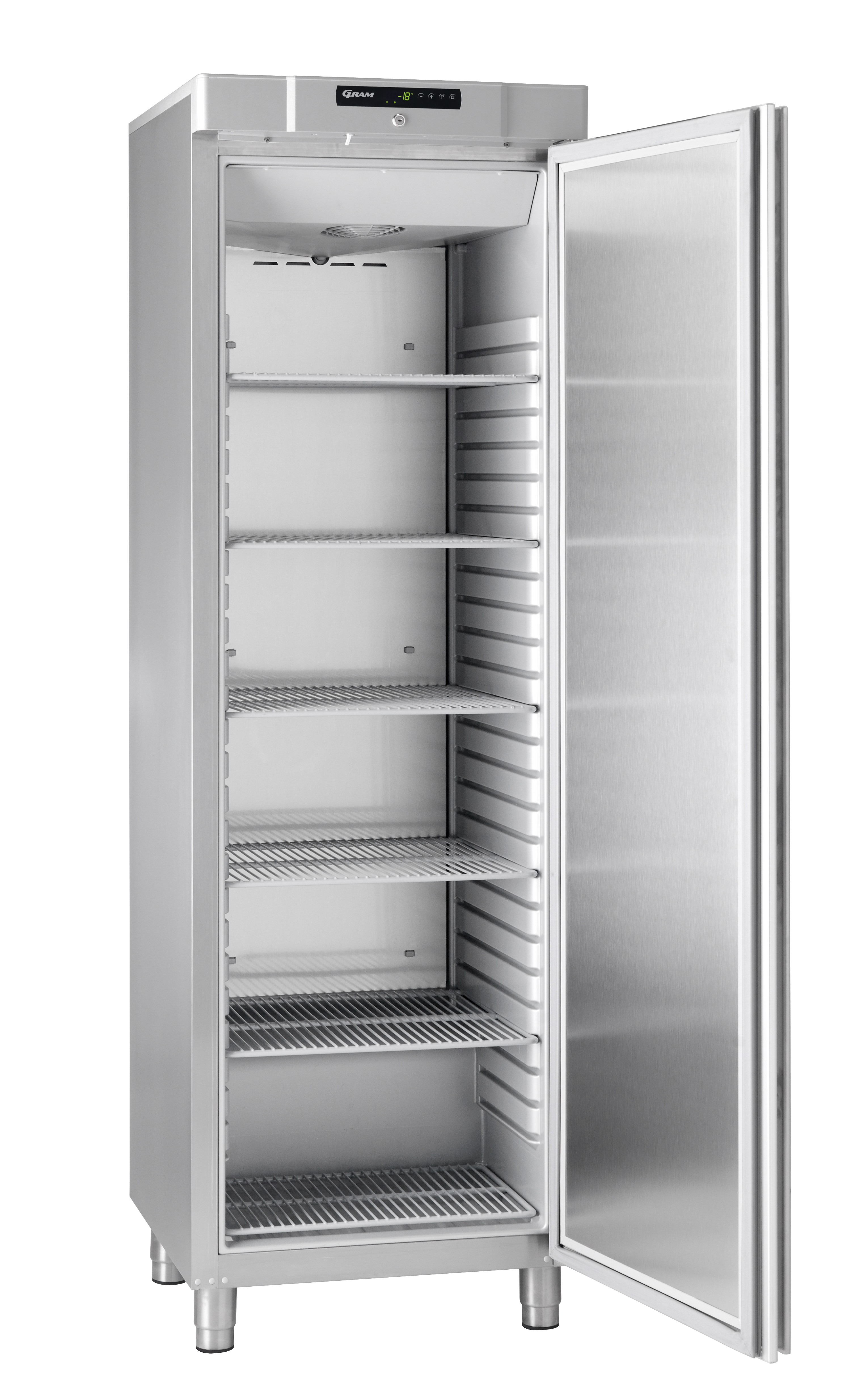 GRAM Umluft-Tiefkühlschrank COMPACT F 410 RG L1 6N