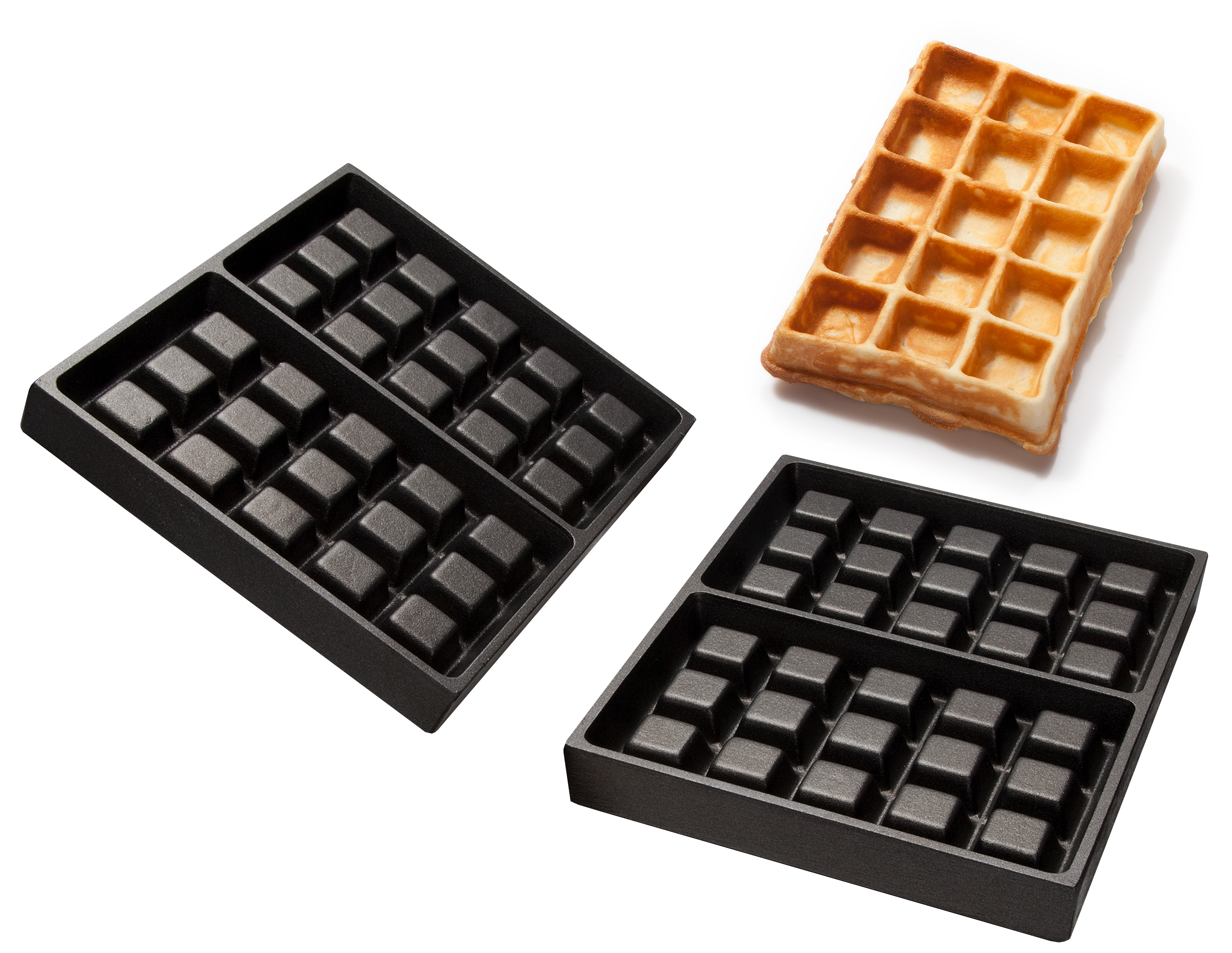 31-40430 Brüsseler Waffel Backplattensatz