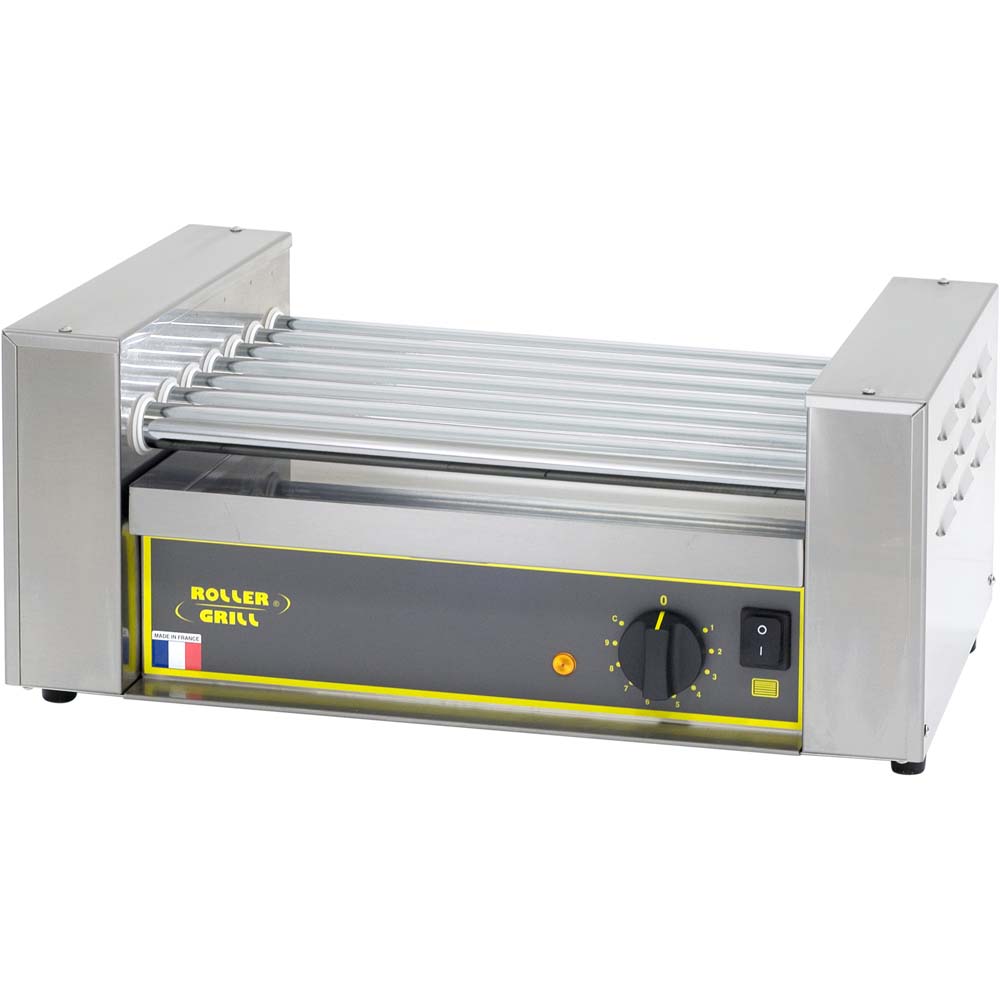 ROLLER GRILL Hot Dog Grill, 7 Rollen, Abmessung 545 x 320 x 240 mm (BxTxH)