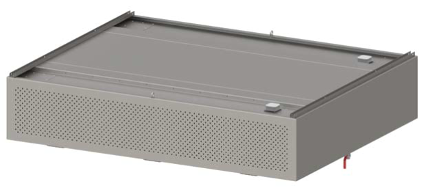 Stalgast-DH-15 Induktions-Deckenhaube mit Kompensation, Kastenform