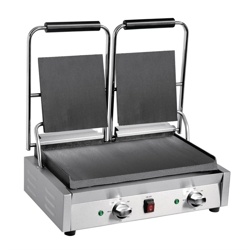 DY998_1 Buffalo Bistro Kontaktgrill doppel glatt/glatt