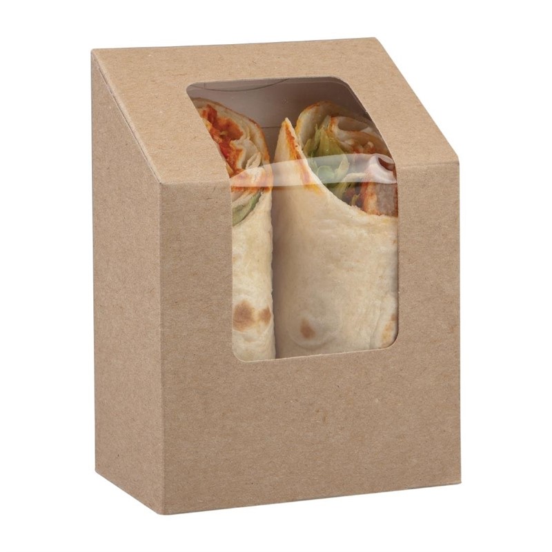 FA378_1 Colpac Kompostierbare Wrapboxen mit PLA-Sichtfenster