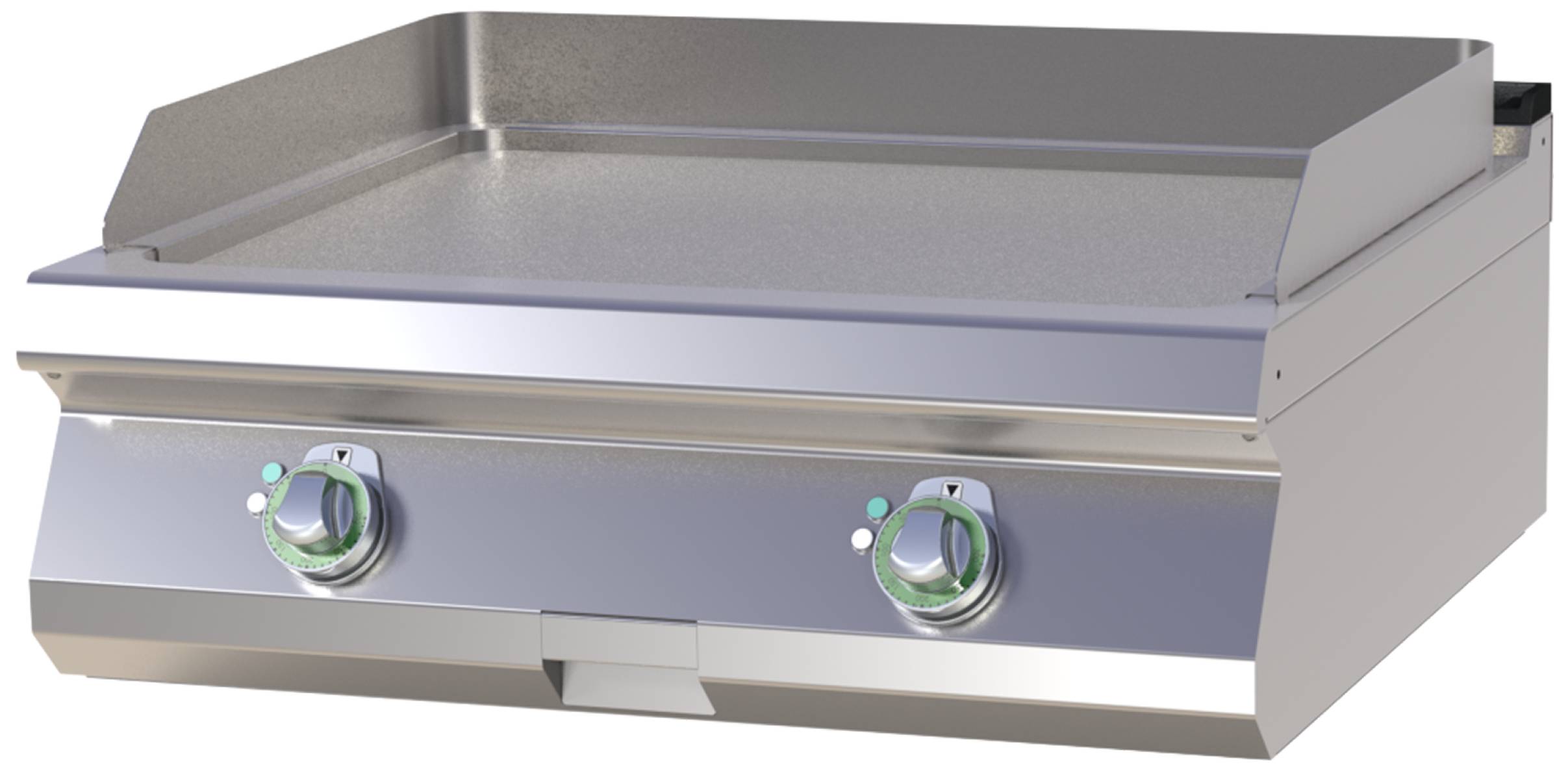 FTH-C-708E Elektro-Grillplatte glatt mit 2 Heizzonen