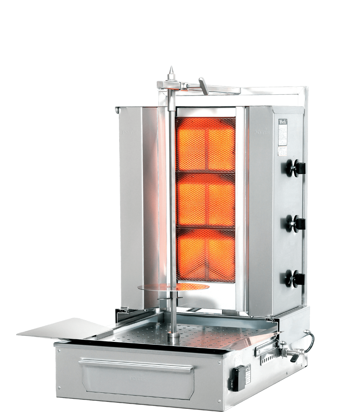F_GD3-min POTIS F GD3, Gyros/Döner-Grillgerät
