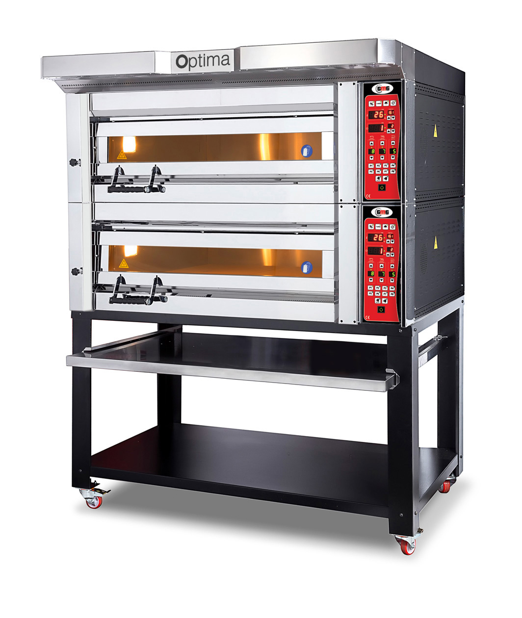 PB2T-88 Bäckerei- & Konditoreiofen, 2 Backkammern, inkl. Haube & Untergestell