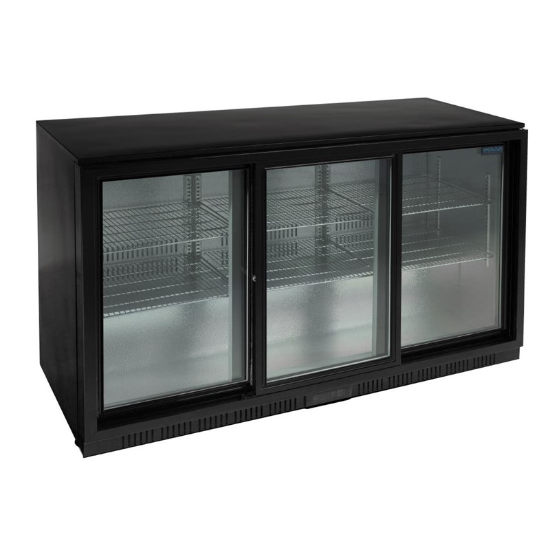 GL013_1 Polar G-Serie Niedriges Modell Barkühlung Drei Schiebetüren 320L