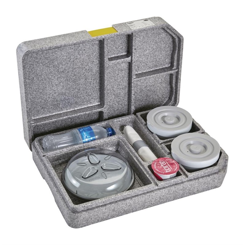 CW811_1 Cambro Tablotherm Speisetransportbehälter mit Essgeschirr