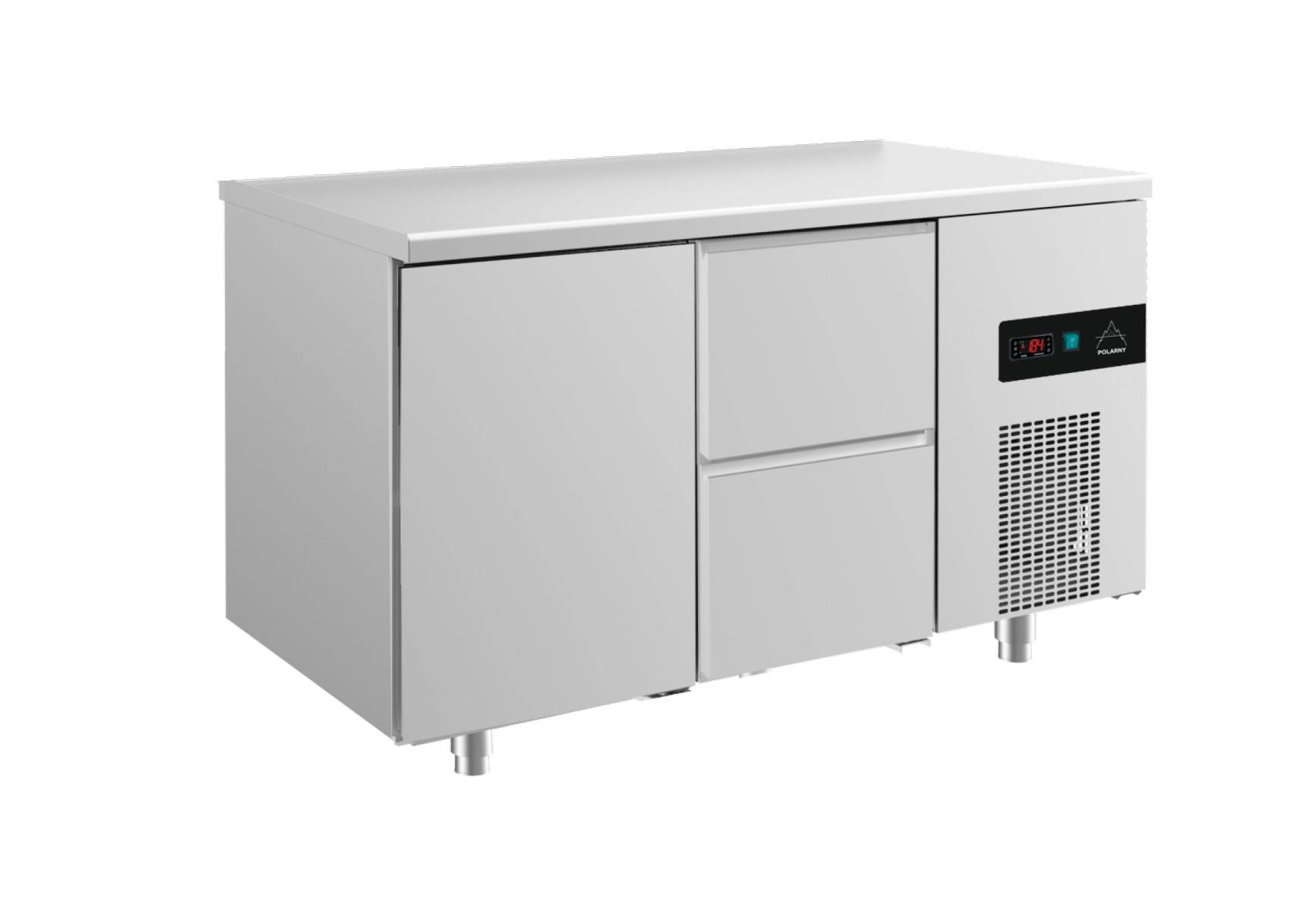 KT2TZ Kühltisch -2 bis +8°C 1400x700x850mm mit 1x Tür und 1x zwei Schubladen