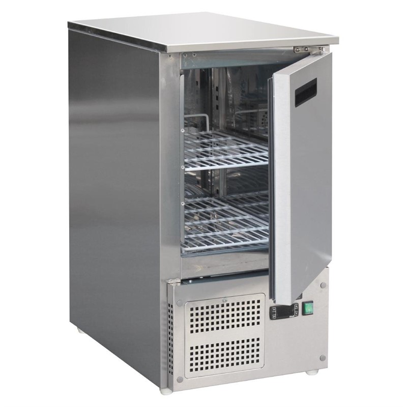 FA443_5 Polar G-Serie 1-Tür Gefrierwerkbank Saladette 88L