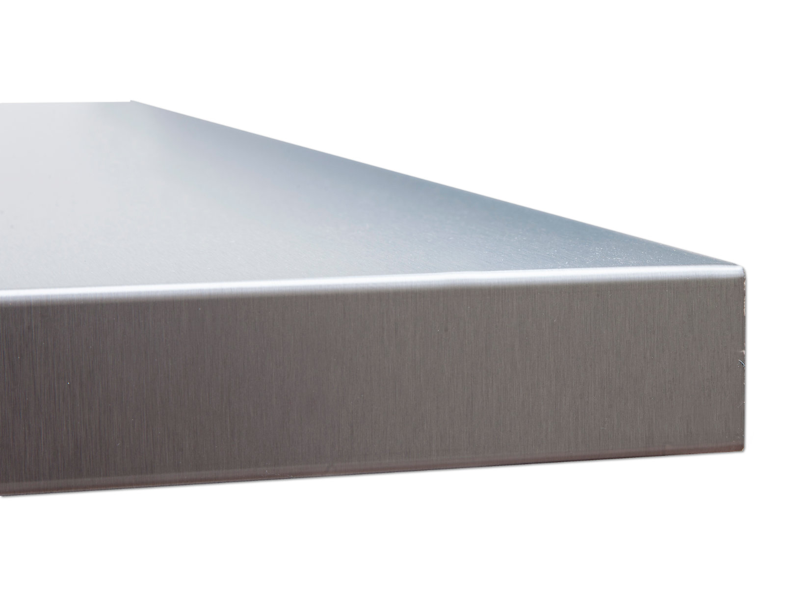 arp126 Edelstahl Arbeitsplatte | Bautiefe 600 mm | AISI 304