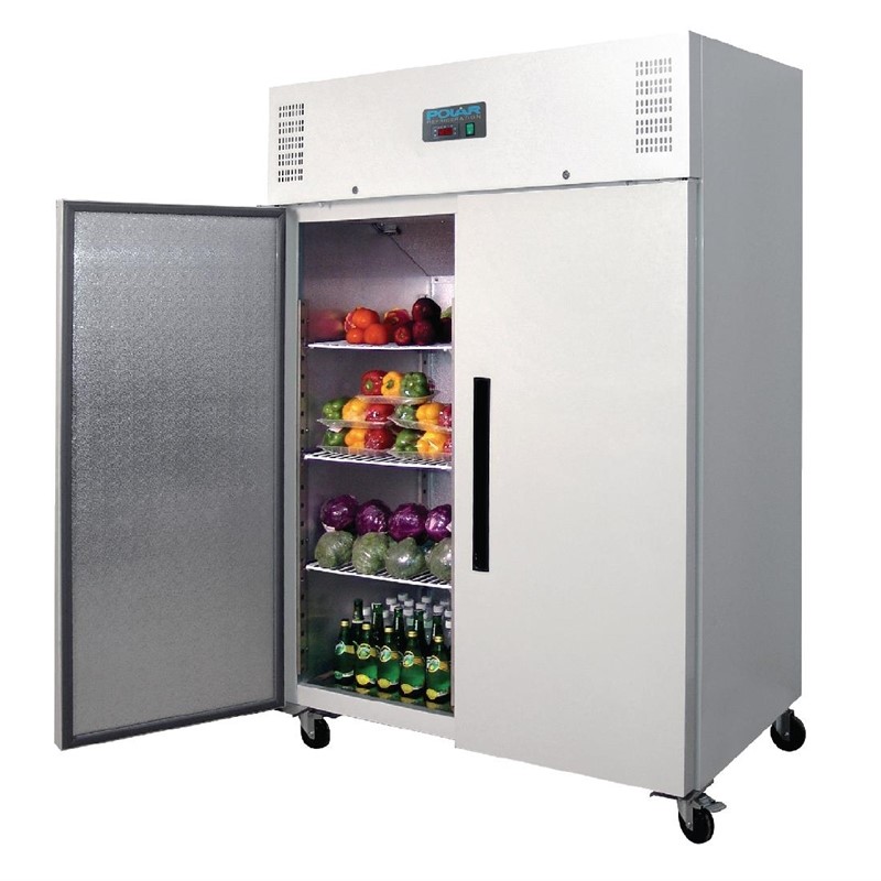 Polar Kühlschrank weiß 2-türig 1200L
