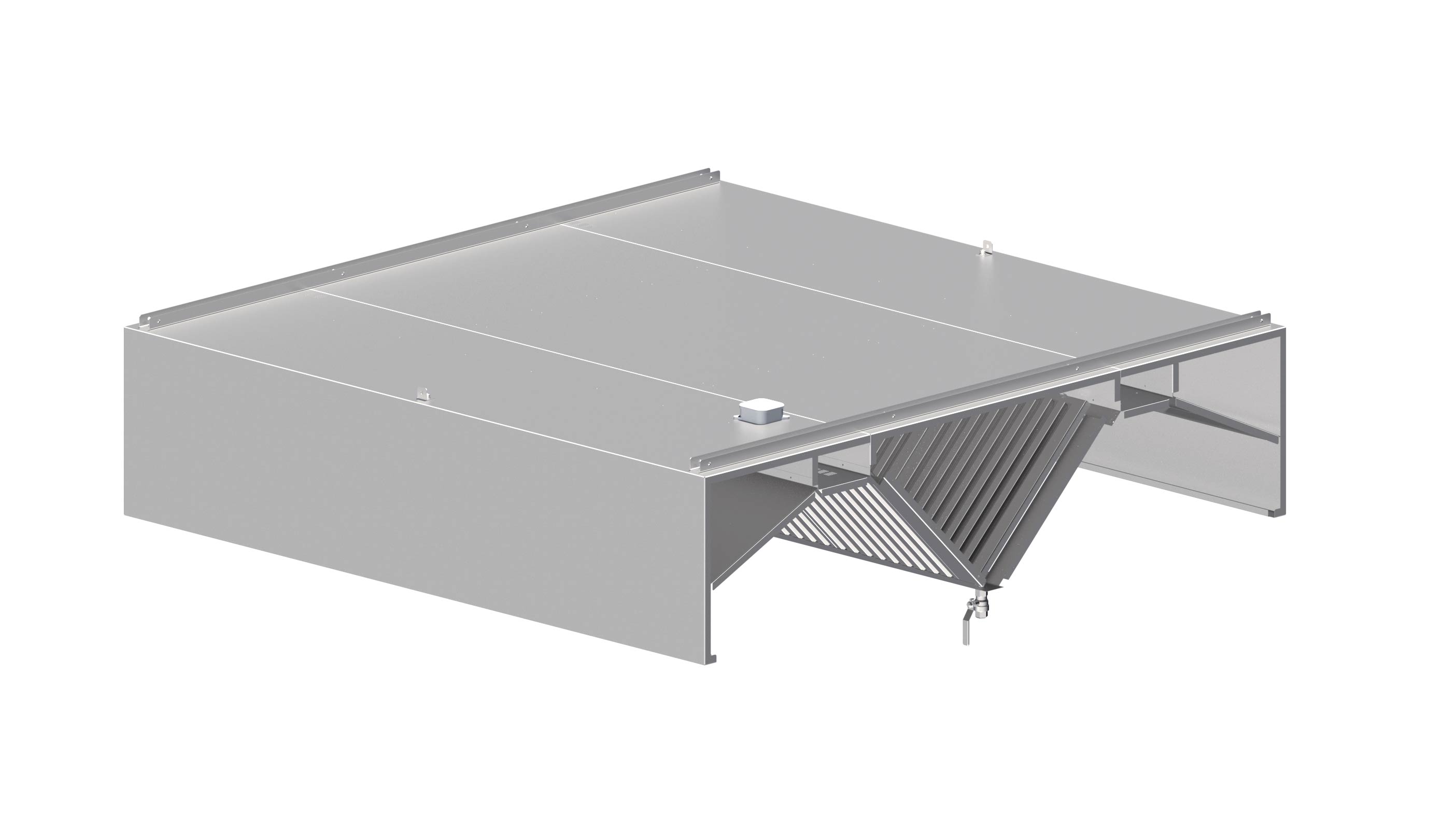 DH03_215-Okap_centralny_induk_z_lap_i_osw_1rm5H0zVyXqtZV Induktions-Deckenhaube 2200 mm tiefe, Kastenform mit Flammschutzfilter Typ B