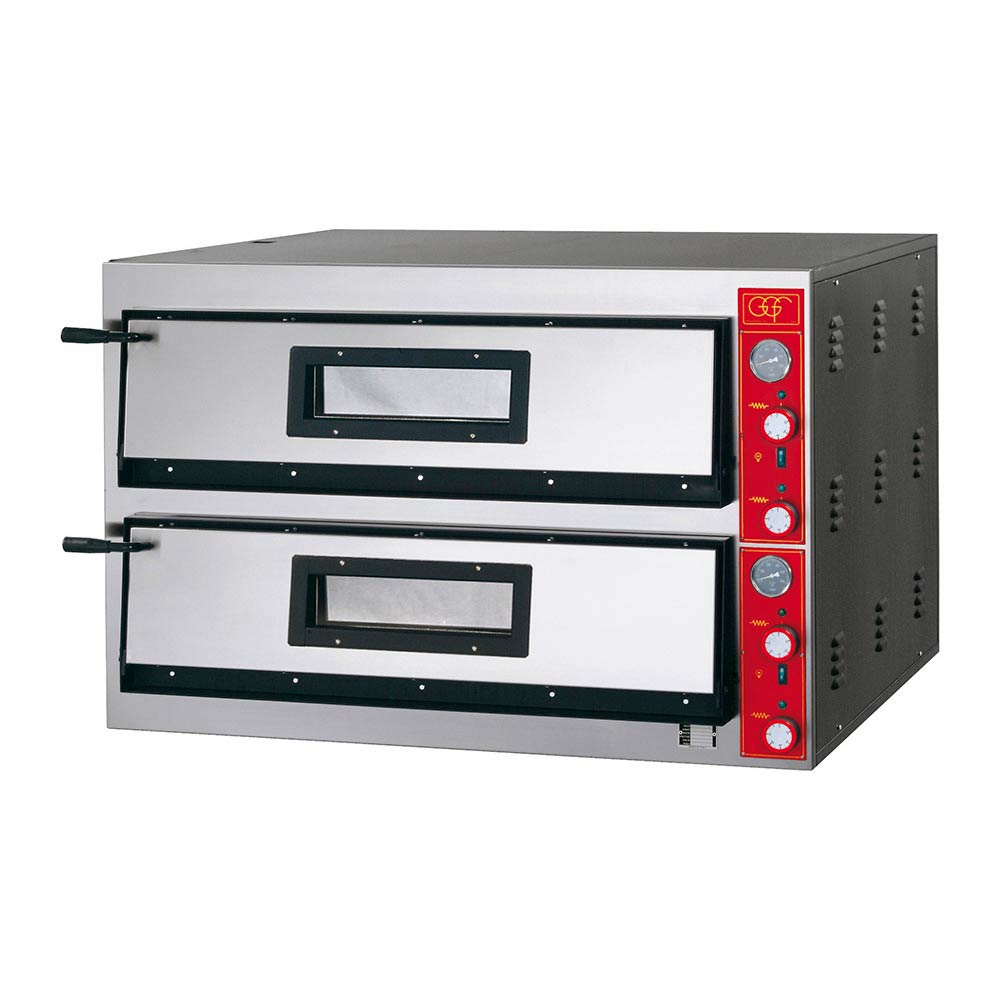 GGF Pizzaofen mit zwei Kammern, 19,2 kW, 1150 x 1020 x 750 mm (BxTxH)